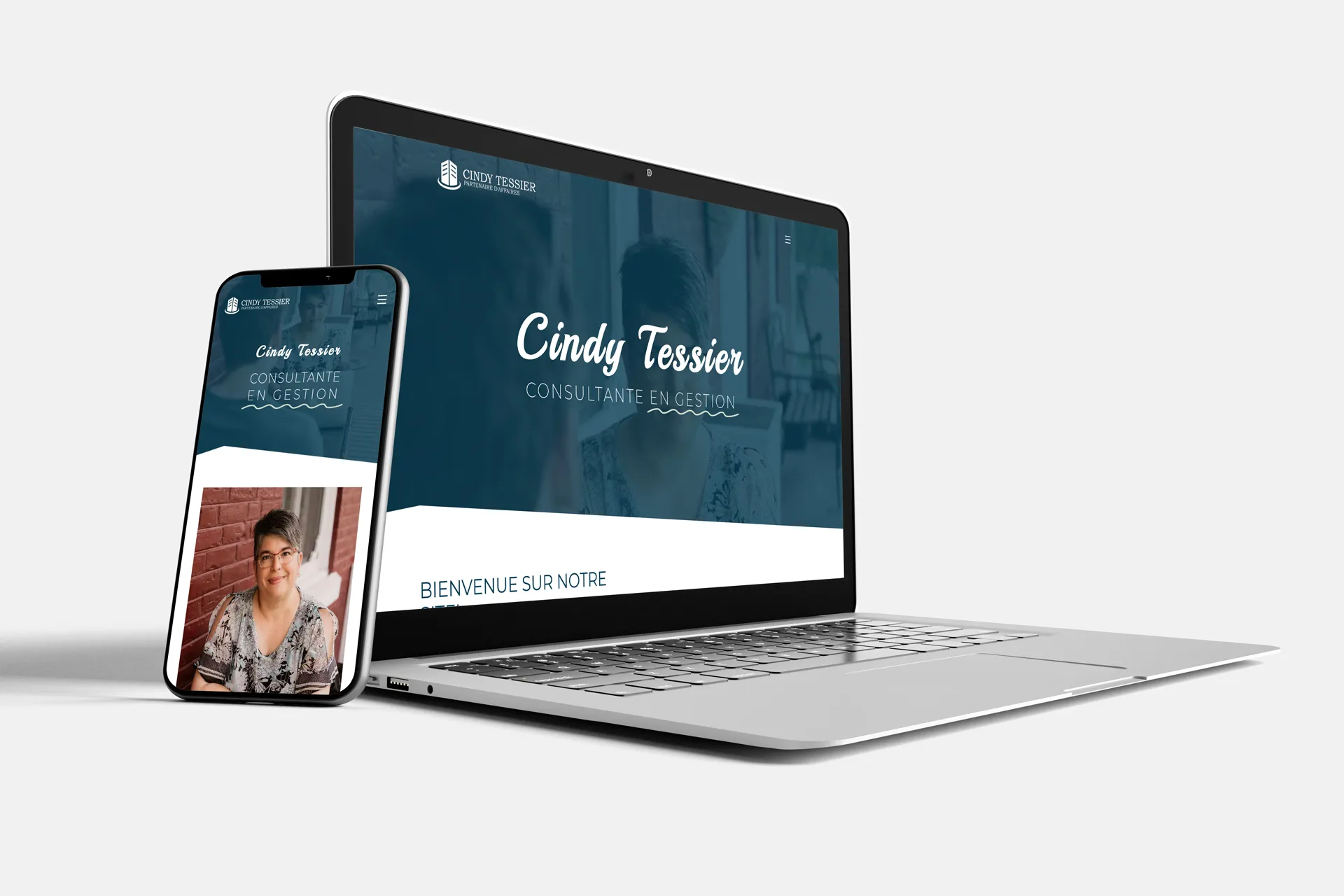 Karigraph - Une identité et un site web sur mesure pour Cindy Tessier