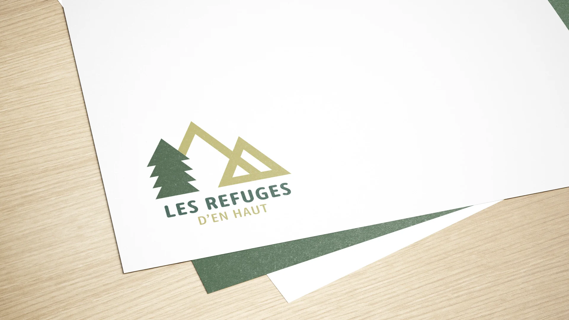 Une identité visuelle pour Les Refuges d’en Haut - Karigraph